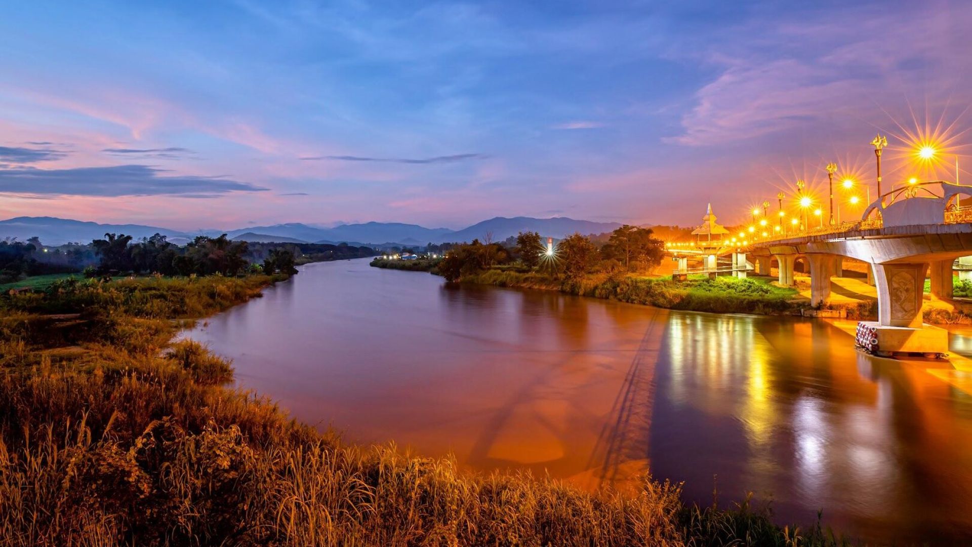 "Bridge over Mae Nam Kok" by Mr. Worawit Phenpho